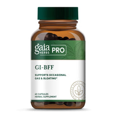 GAIA Herbs PRO GI-BFF bottle for daily digestive comfort.