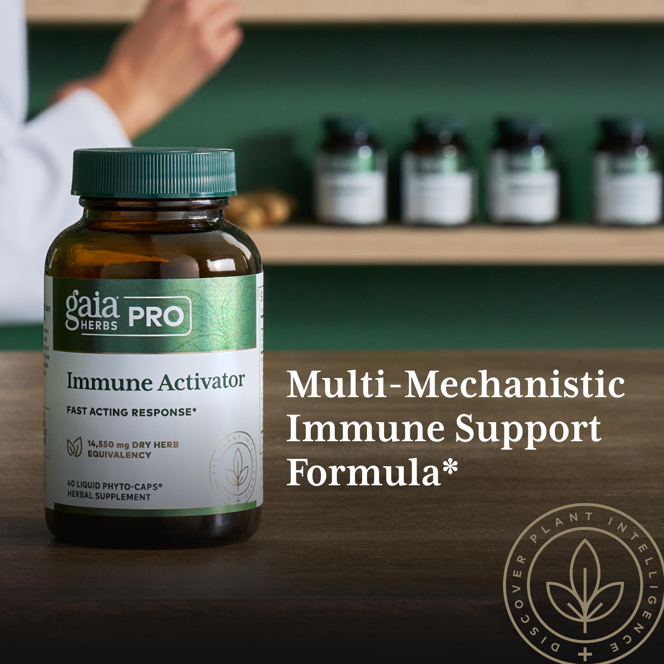 Gaia Herbs PRO Immune Activator travel-kit setup for on-the-go support.