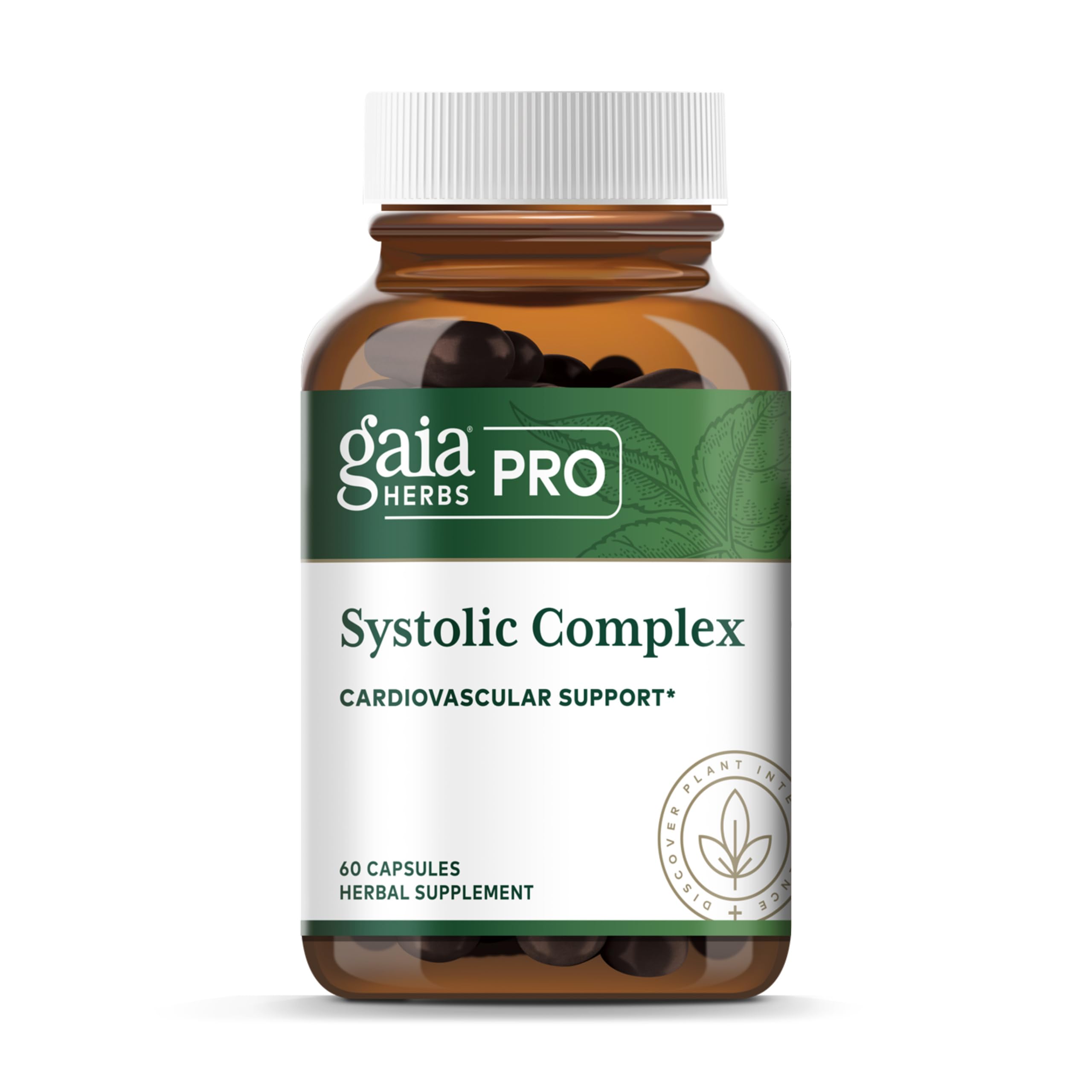 Gaia Herbs PRO Systolic Complex capsules for daily cardiovascular support
