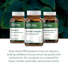 Grape seed imagery alongside Gaia Herbs PRO Systolic Complex
