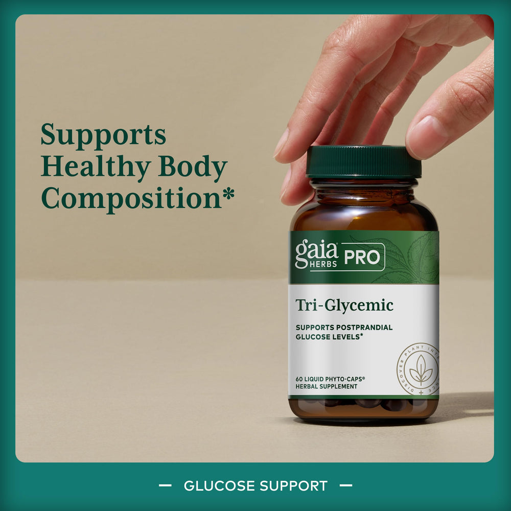 Gaia Herbs PRO Tri-Glycemic fig slice emphasizes GLUT-4 receptor expression potential