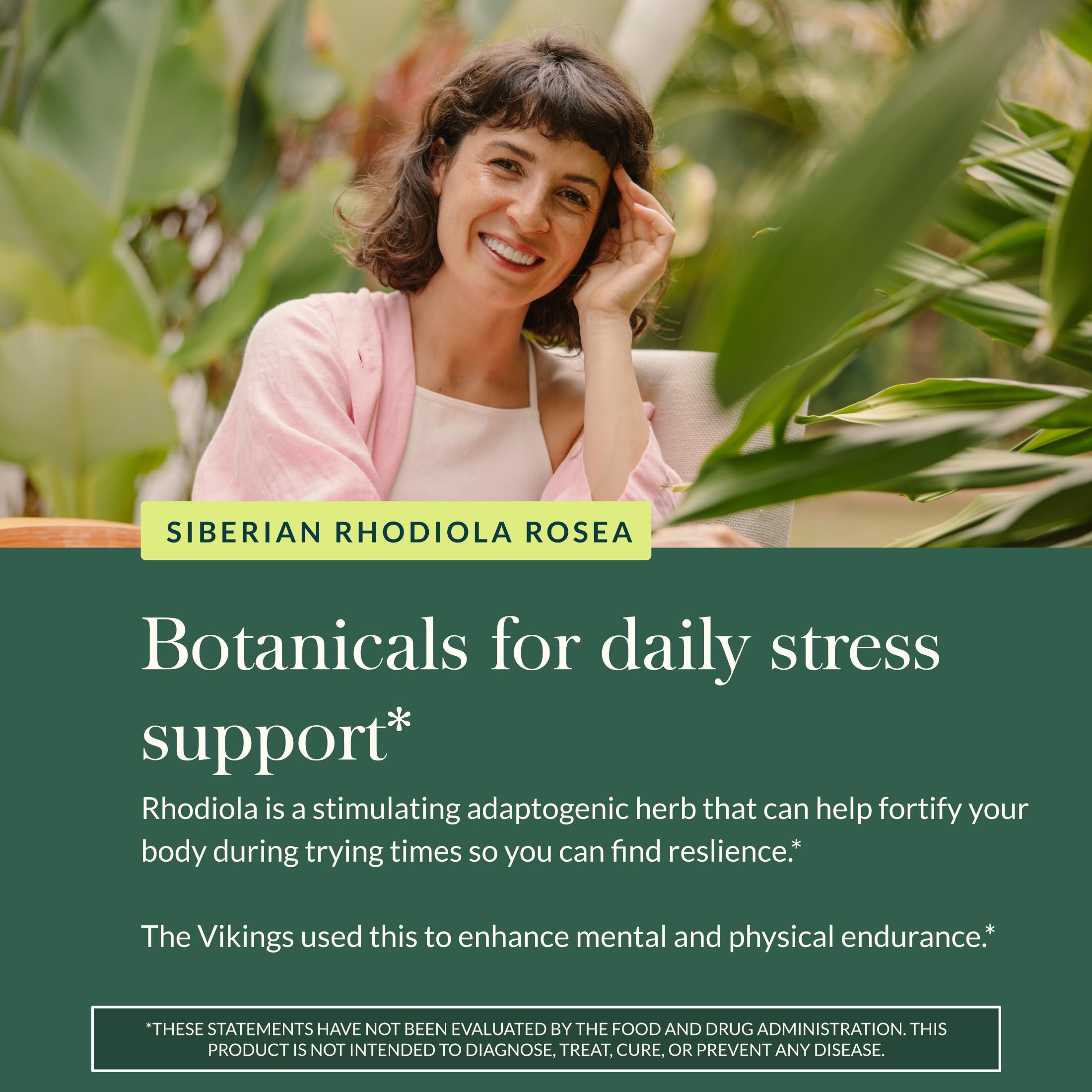 Gaia Herbs Rhodiola Rosea on active lifestyle setup implies endurance support.