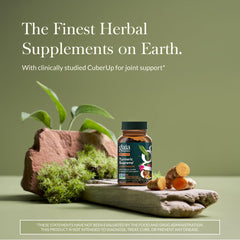 Gaia Herbs Turmeric Supreme Joint Health capsules close-up for daily use