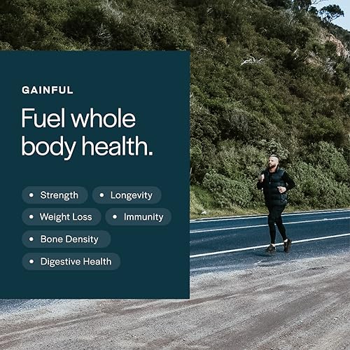 Gainful Everyday Whey Bundle bottle labeling highlights flavor variety options.