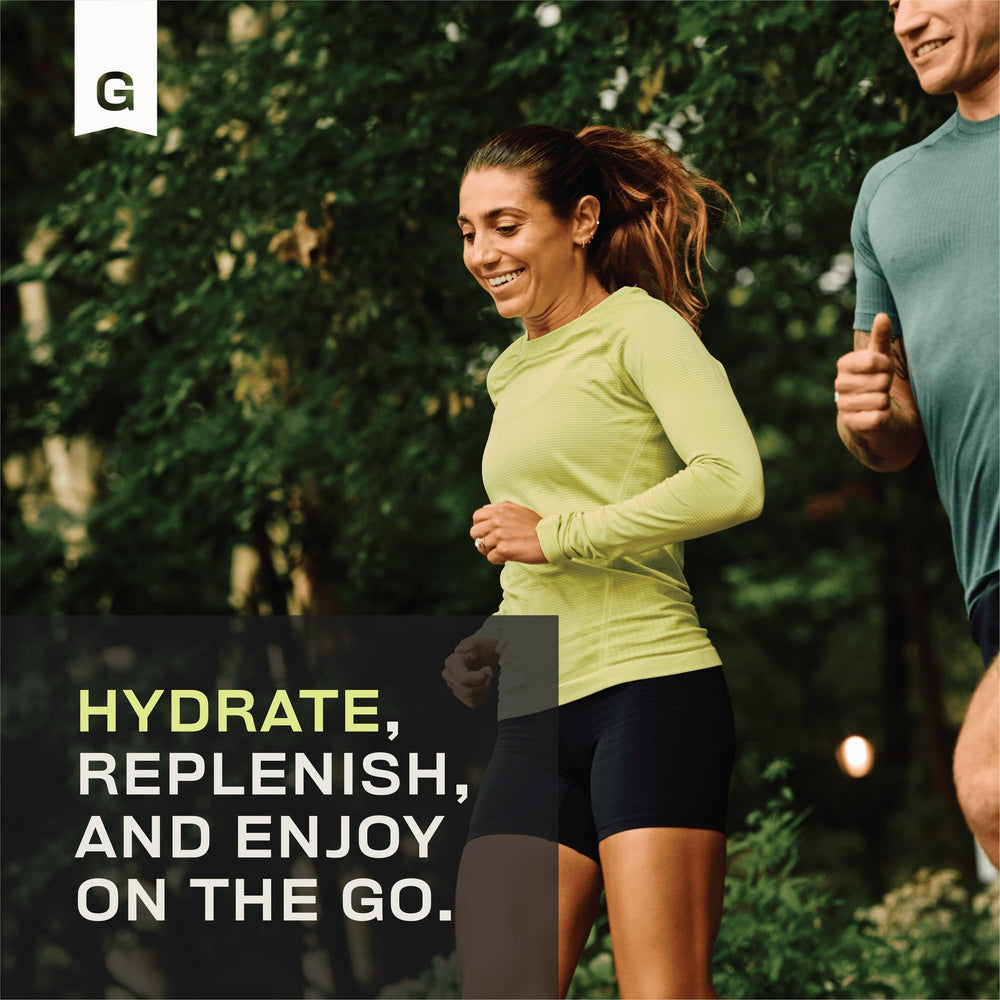 Gainful Hydration bottle with packet demonstrates easy on-the-go hydration.
