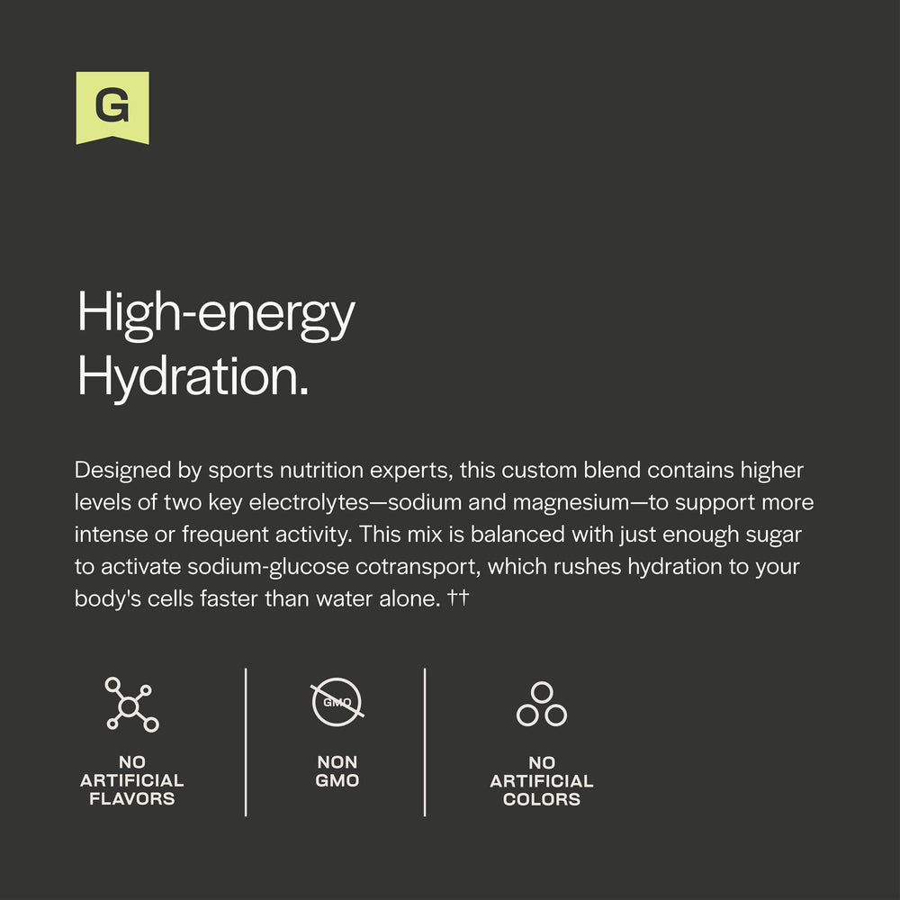 Gainful hydration caffeine packet being opened for easy pre- or post-workout hydration.