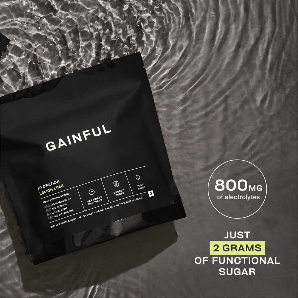 Gainful Hydration travel pack convenient for workouts and trips.