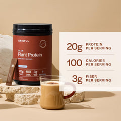 Gainful Lean Plant Protein with organic fiber aids fullness
