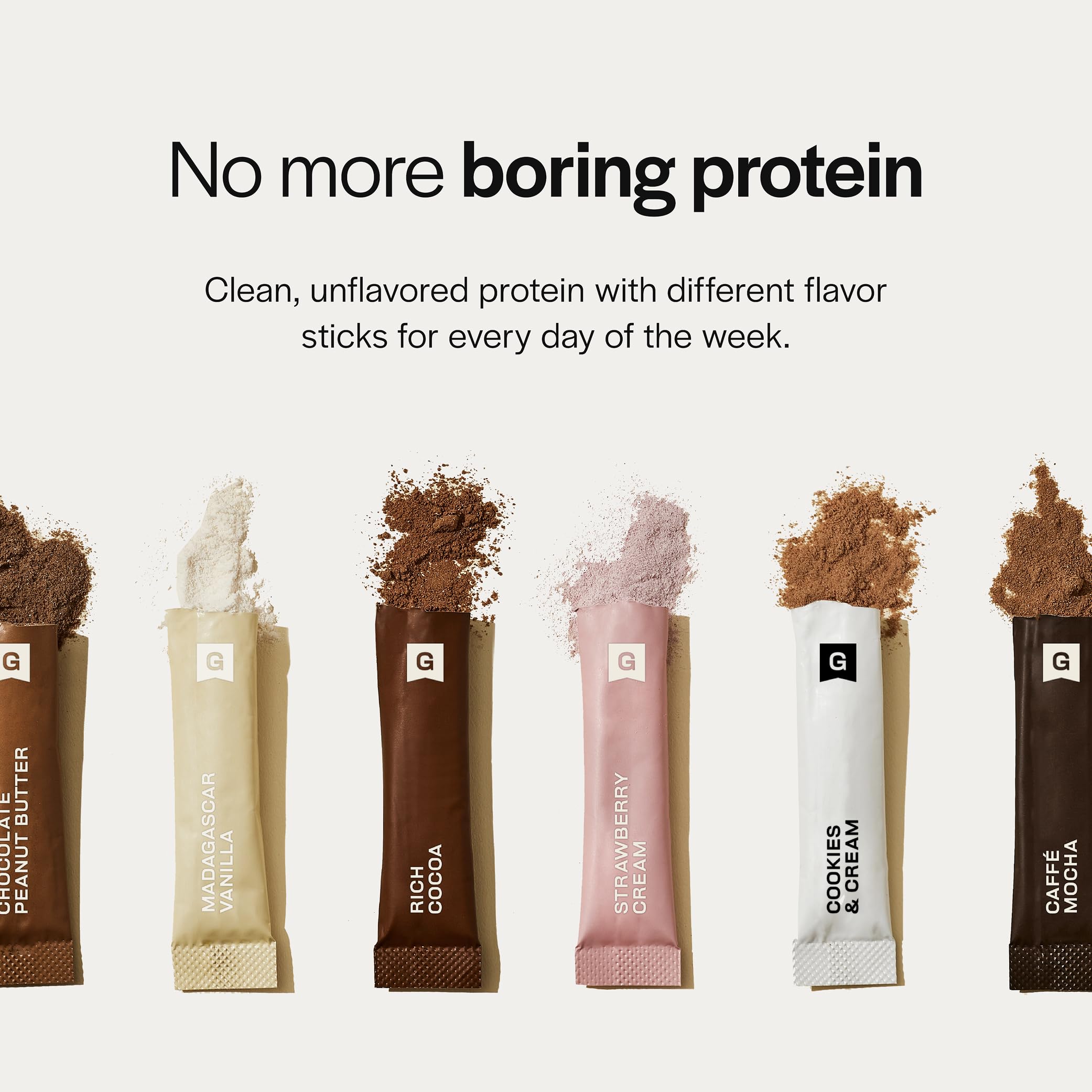 Daily use with unflavored Gainful powder suits any routine.