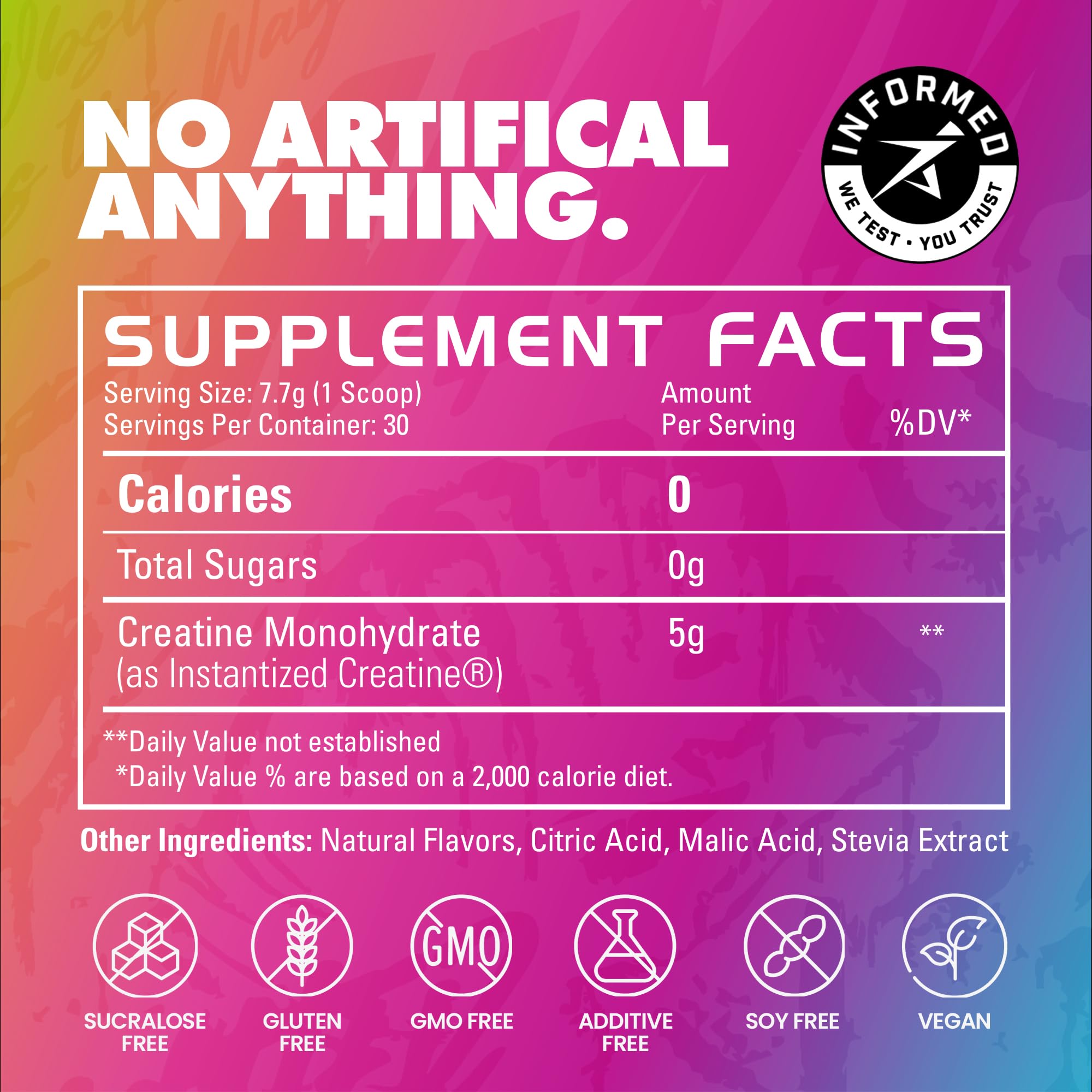 Gains in Bulk bottle on shelf emphasizes quality and flavor