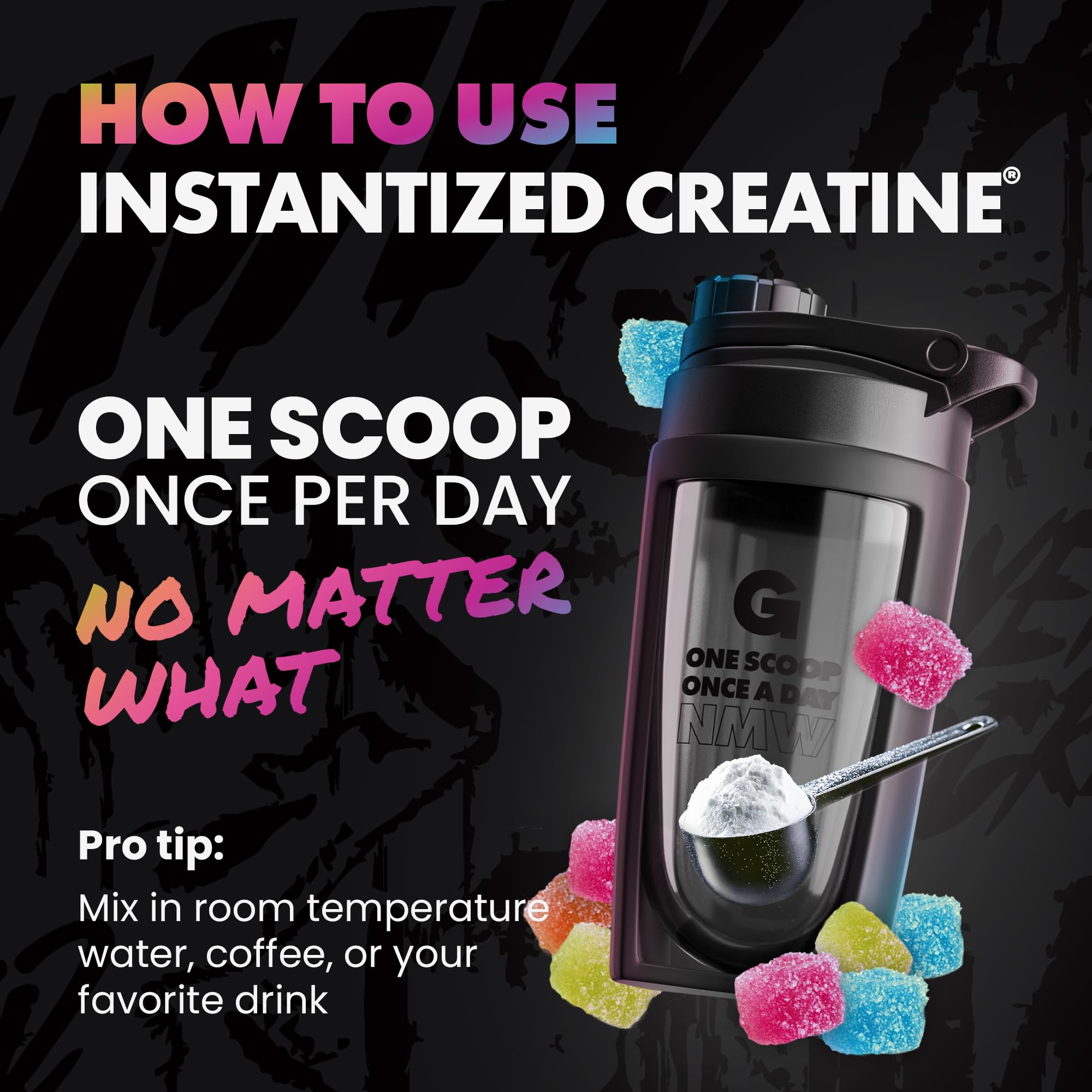 Gains in Bulk Sour Gummy flavor offers a tasty daily option