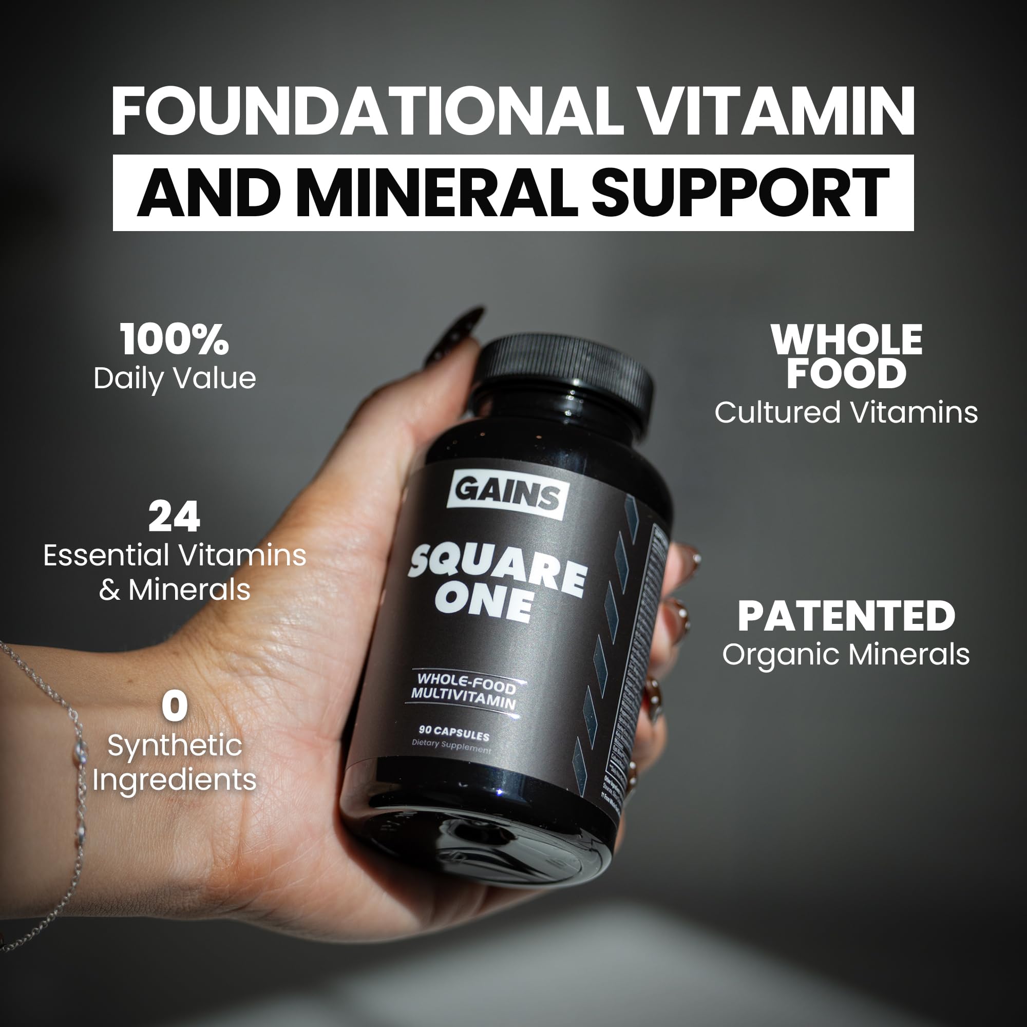 Gains in Bulk Square 1 digestive enzymes visual suggesting improved absorption.