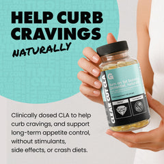 GAINS IN BULK Clear Cut CLA capsules ready for daily intake.
