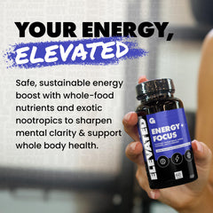 GAINS IN BULK Elevated Nootropic capsules inside for easy daily focus