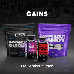 GAINS IN BULK Dose-ready chews for quick energy and focus on demand