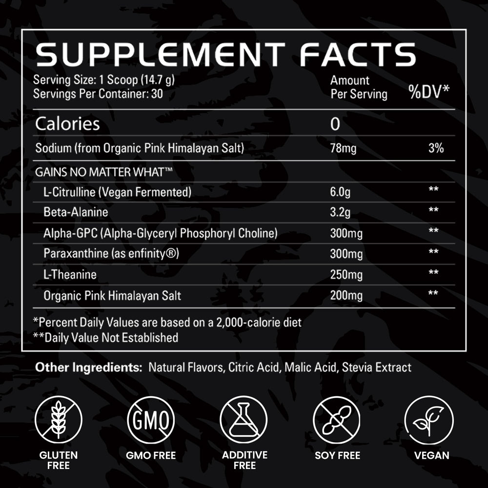 Gains in Bulk No Matter What shaker bottle prepared for training.