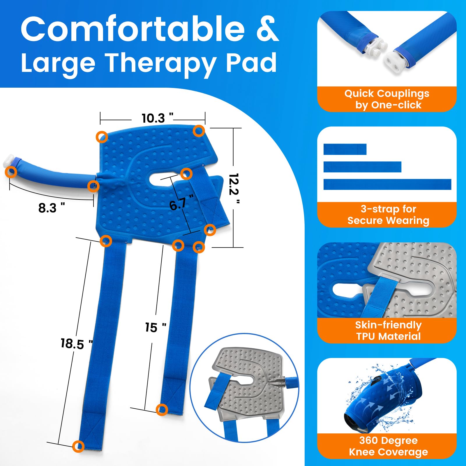 GALINAND quiet pump technology keeps therapy sessions near silent.