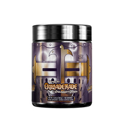 Gamer Supps GG Crusaderade tub front highlights keto-friendly energy and zero sugar
