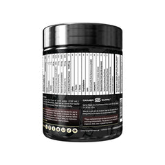 Gamer Supps Schlatt Milk blue raspberry flavor energizes immersive play without crashes.