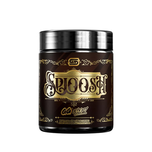 Gamer Supps GG Energy Sploosh bottle in coconut mango flavor for clean energy