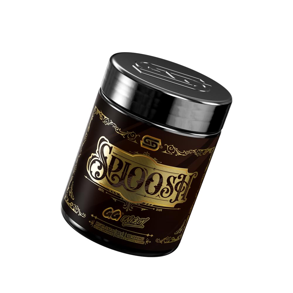 GG Energy Sploosh pours into a glass for sugar-free hydration