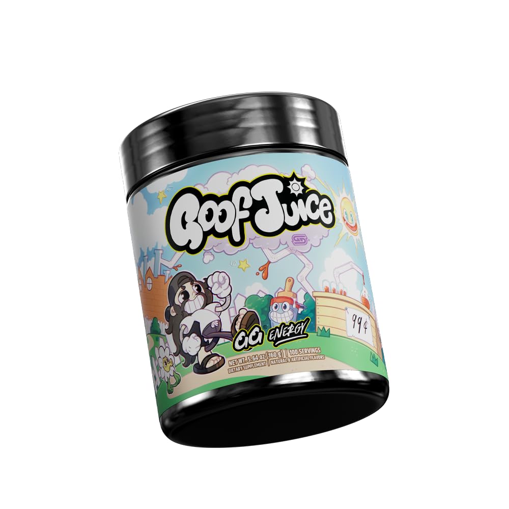 GG Goof Juice 100-serving tub highlights long-lasting energy for marathon gaming