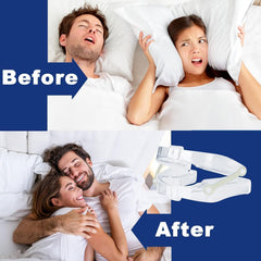 Ganberdey Anti-Snore Mouthguard+ shown from different angles for review.