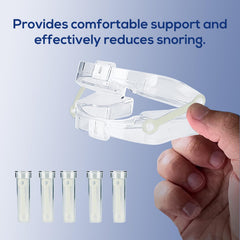 Ganberdey Anti-Snore Mouthguard+ being fitted for a comfortable nightly fit.