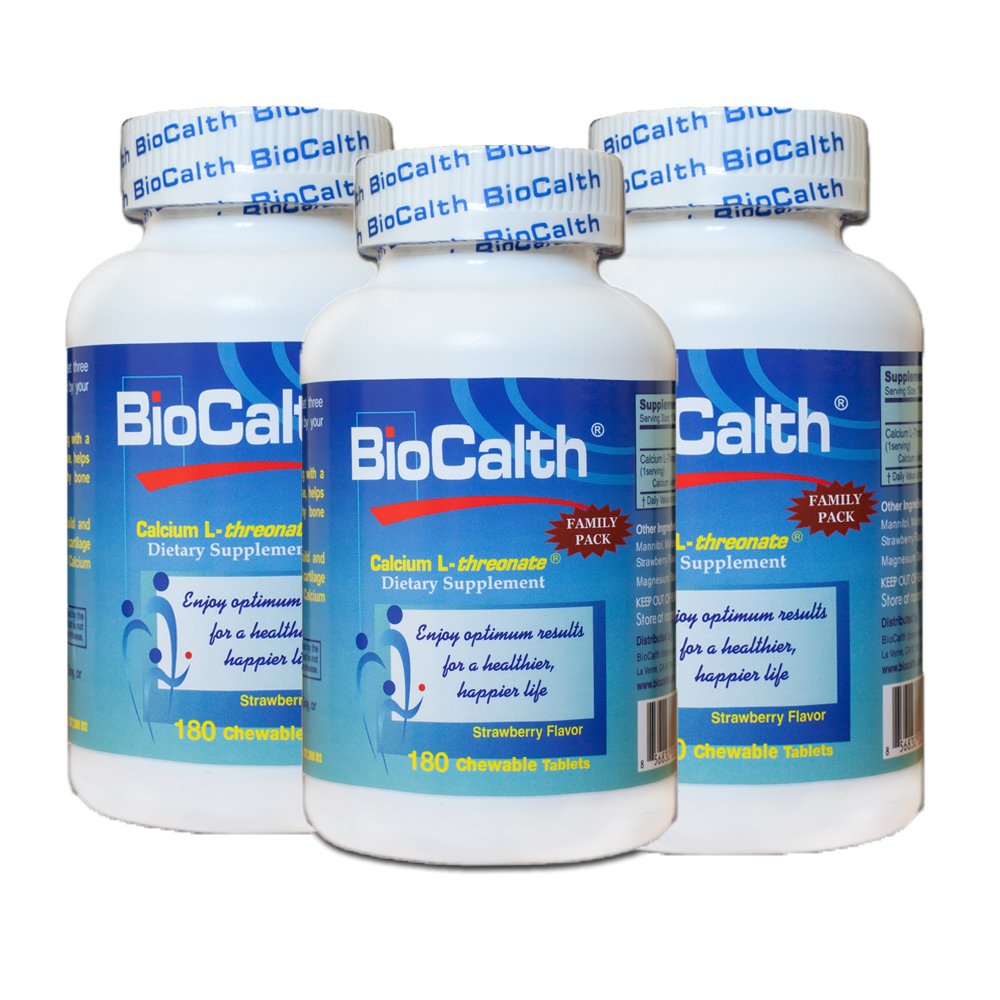 GANGAN BioCalth strawberry bottle promotes easy calcium intake.