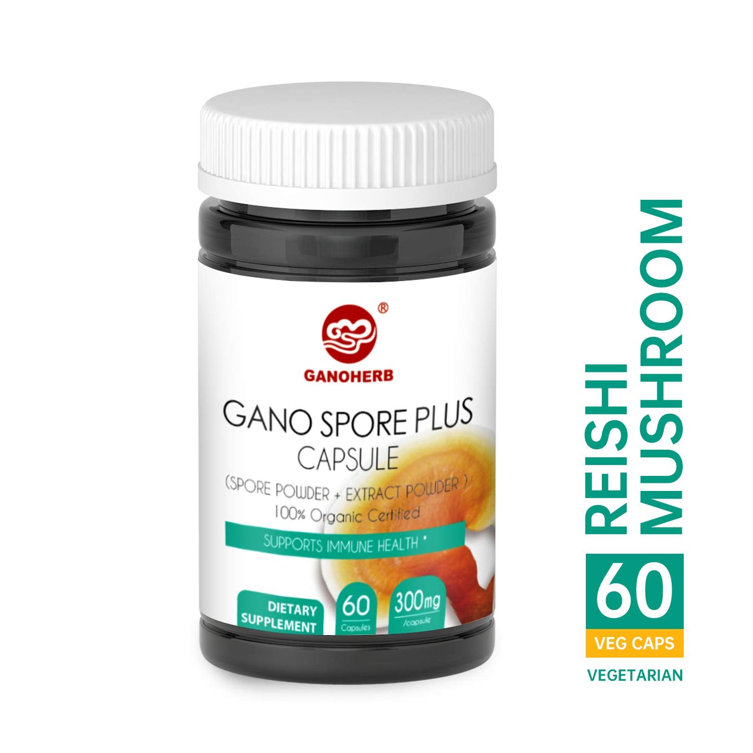 GANOHERB Organic farm origin emphasizes sustainable cultivation.