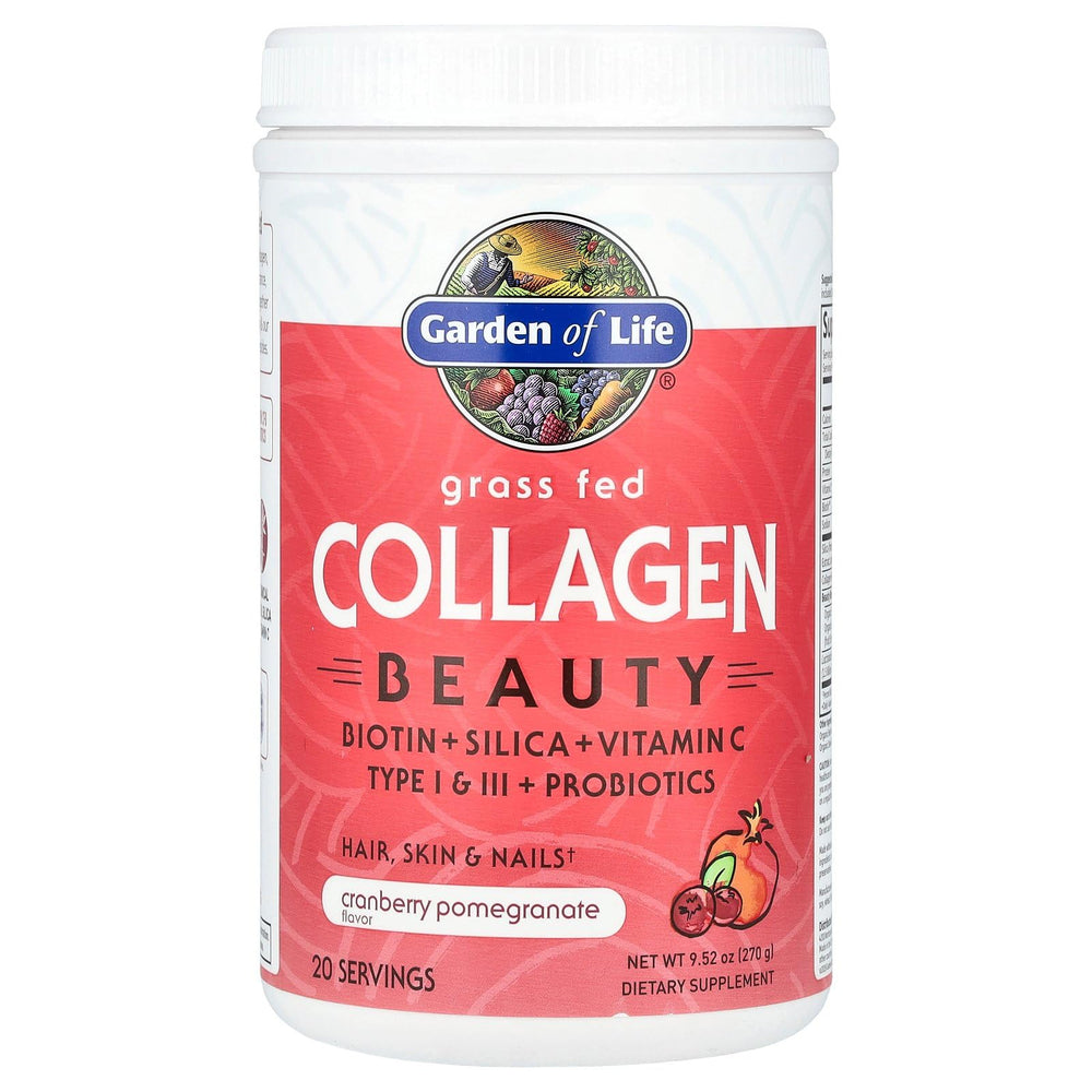 Garden of Life Collagen Beauty powder dissolves easily in water for quick hydration.
