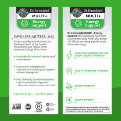 Garden of Life Multi+ Energy non-GMO gluten-free formulation shown