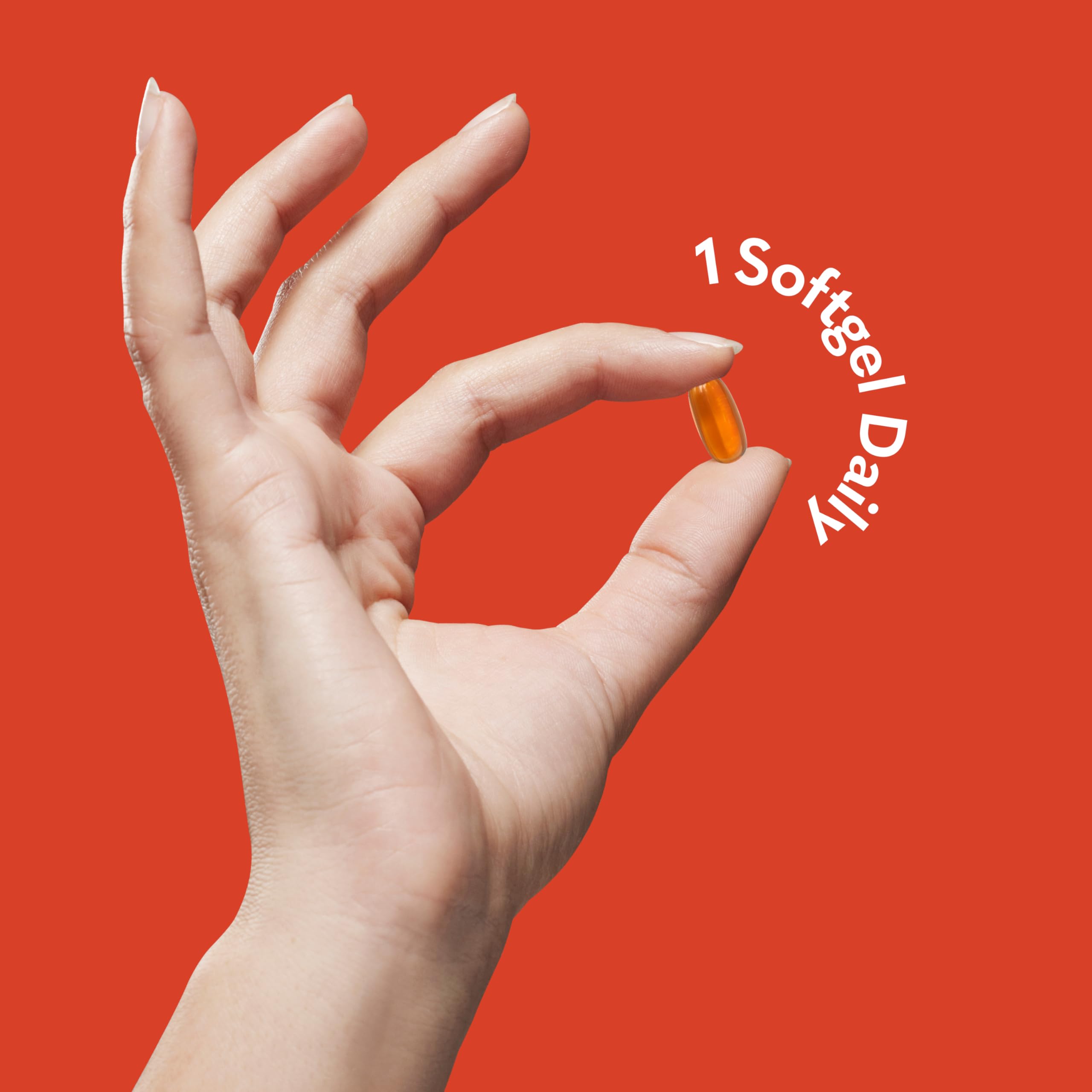 Softgels with astaxanthin hint at natural antioxidant support