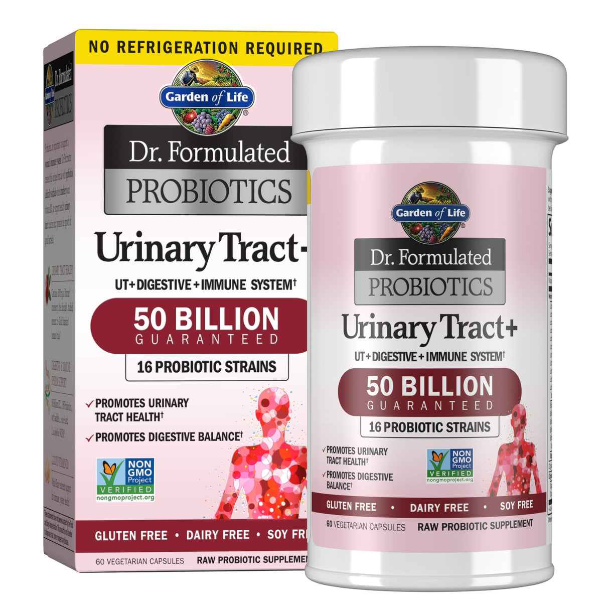 Garden of Life Dr Formulated Urinary Tract+ bottle pour supports digestive balance and urinary health