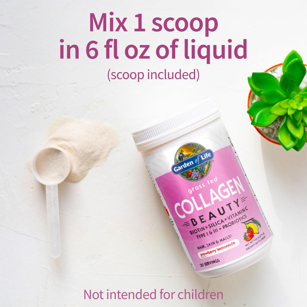 Garden of Life Collagen Beauty no hormones or antibiotics claim