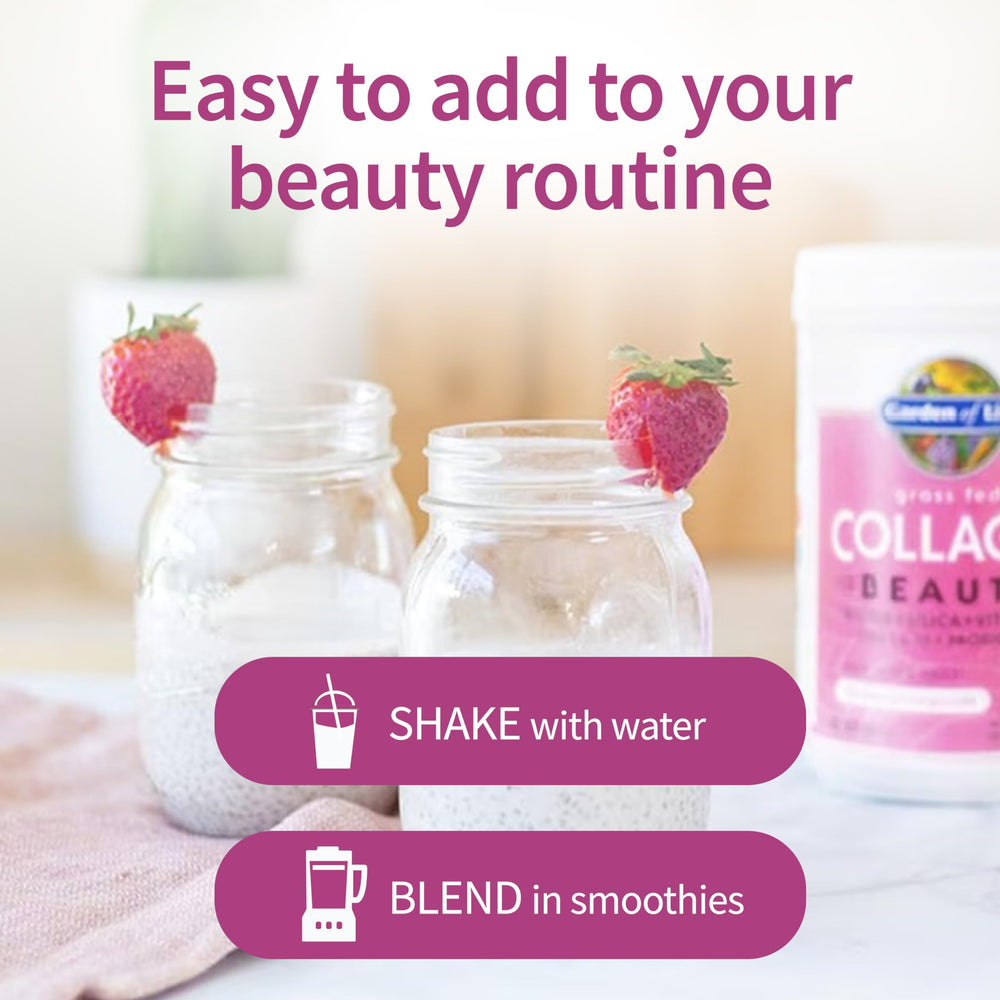 Garden of Life Collagen Beauty labeled non-GMO and gluten-free