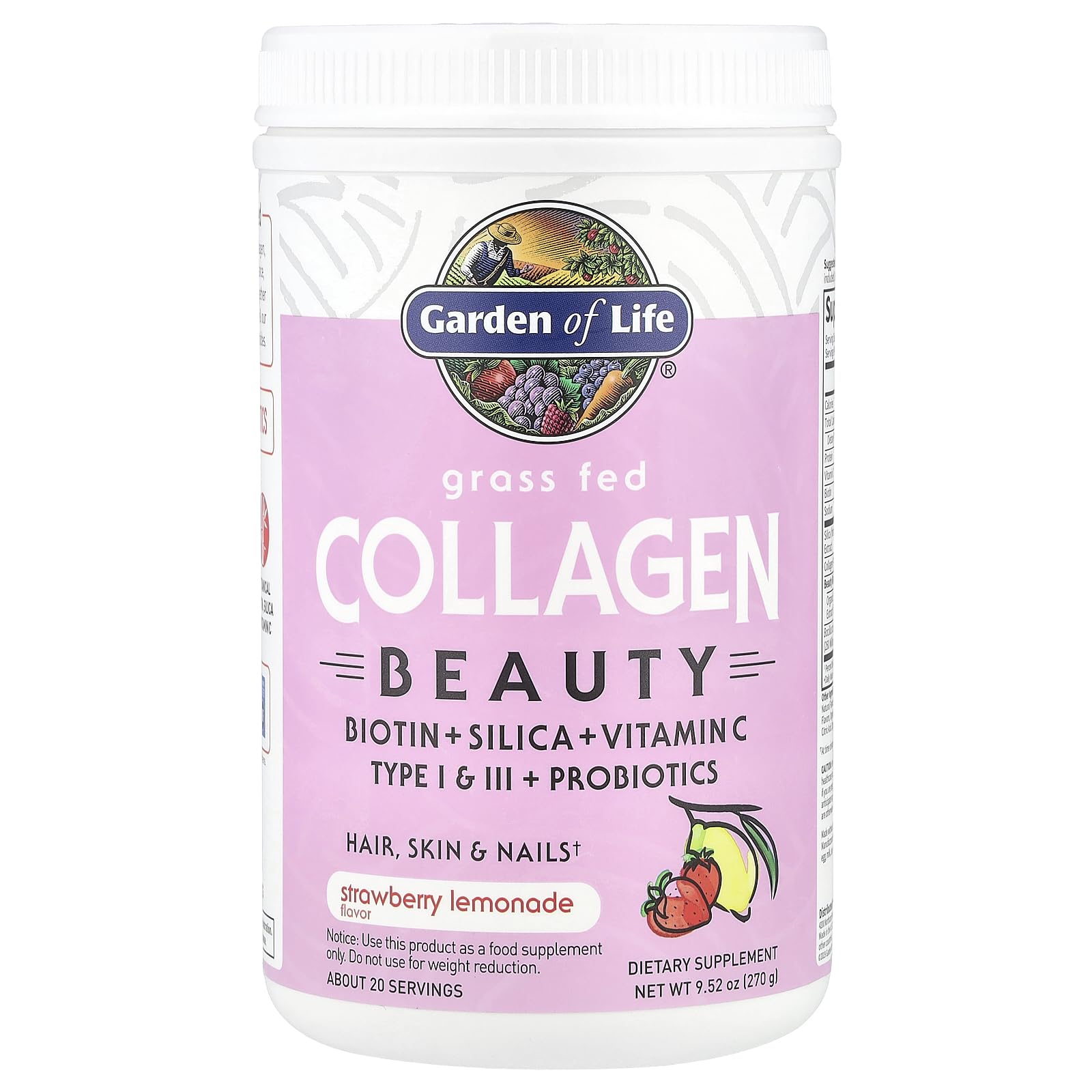 Garden of Life Collagen Beauty shake ready in blender bottle