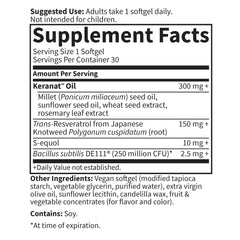 Garden of Life Herbals Bottle on counter with berry flavor focus.