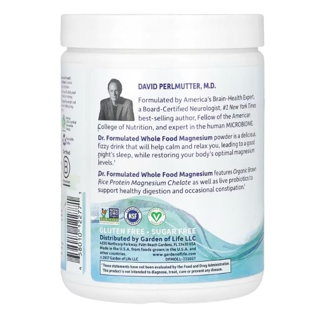 Garden of Life probiotic label showing 1B CFU for digestion