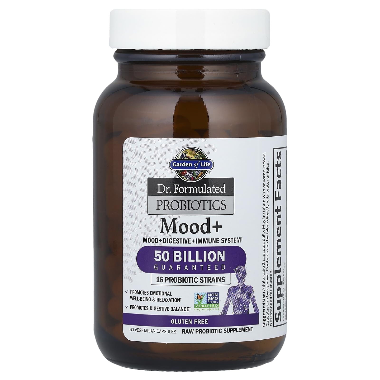Ashwagandha herbal blend within Mood+ for relaxation potential.