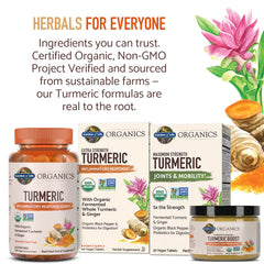 Garden of Life Organics USDA Organic certification badge on packaging
