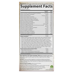 Garden of Life Organics Women 40+ daily-use routine visualization.