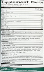 Garden of Life Perfect Food Powder in a shaker ready for a smoothie.