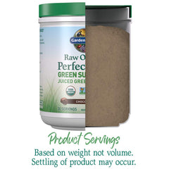 Garden of Life Raw Organic Perfect Food greens and sprouts blend for nutrition.