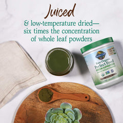Garden of Life Raw Organic Perfect Food probiotics label, digestive support.