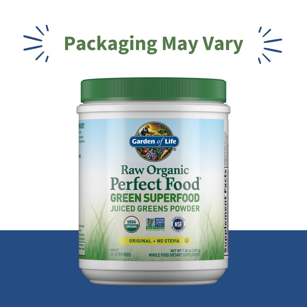Garden of Life Raw Organic Perfect Food scoop for easy portions