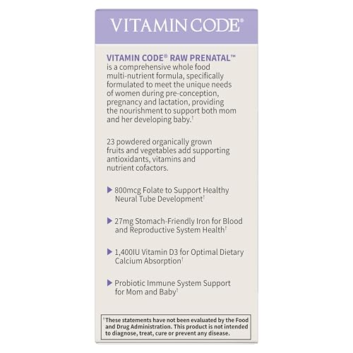 Garden of Life RAW Prenatal bottle in daily-use routine setup.