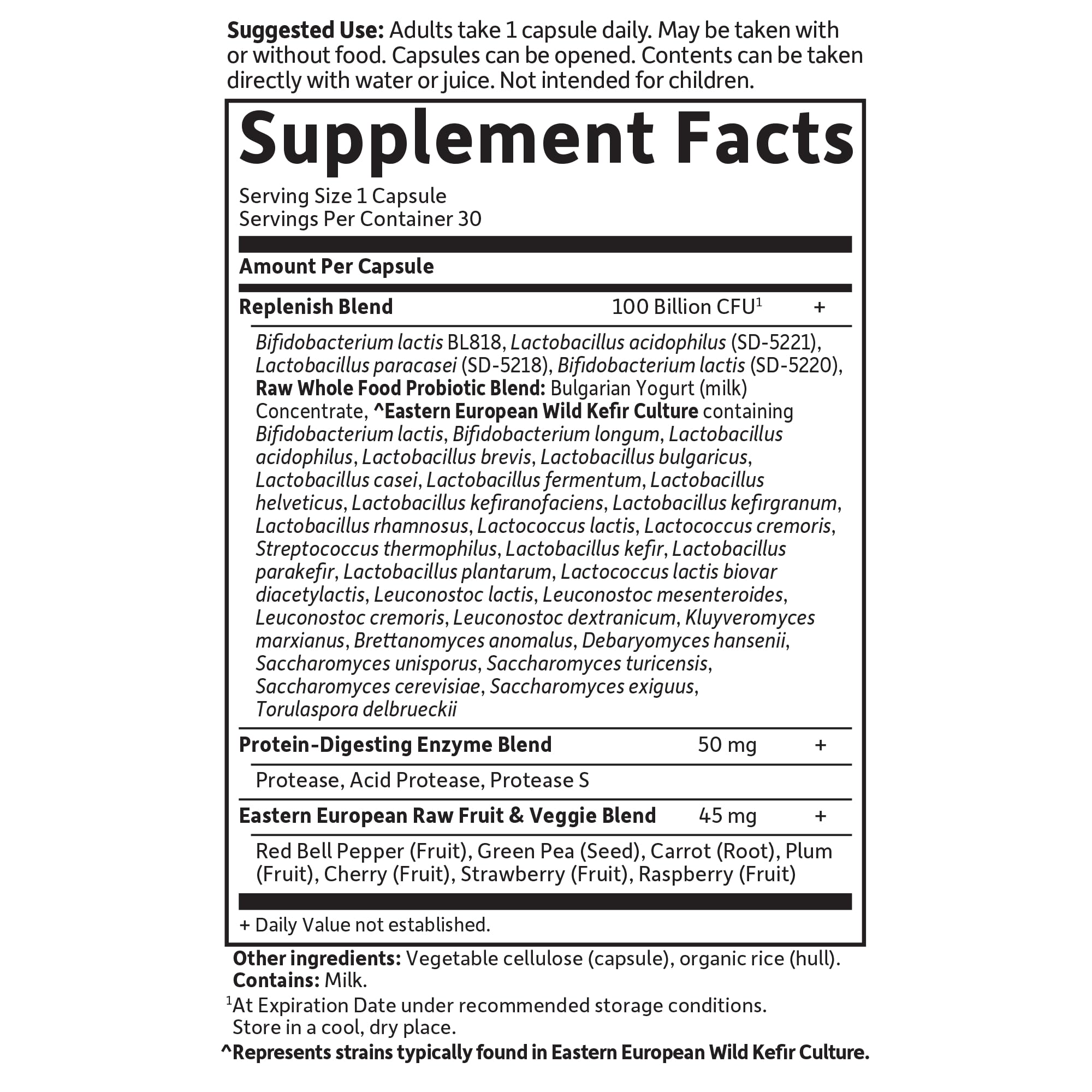 Garden of Life Raw Probiotics clinically studied strains expand gut diversity