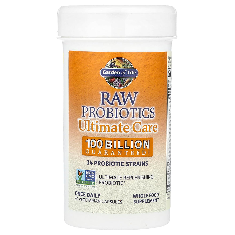 Garden of Life Raw Probiotics digestive enzyme blend aids digestion