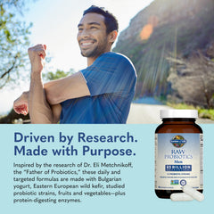 Vegetarian capsule design emphasizes allergy-friendly, soy-free formulation.